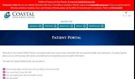 
							         Patient Portal - Coastal Spine and Pain								  
							    