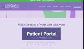 
							         Patient Portal — Coastal Wellness Family Medicine								  
							    