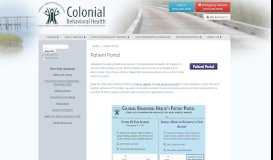 
							         Patient Portal | Colonial Behavioral Health								  
							    