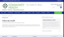 
							         Patient Portal - Community Health Centers of the Rutland Region								  
							    