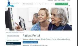 
							         Patient Portal | Community Health Services | Harbor Health Services								  
							    