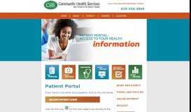 
							         Patient Portal - Community Health Services								  
							    