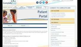 
							         Patient Portal - Complete Care								  
							    