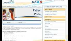 
							         Patient Portal - completeCareNJ.org								  
							    
