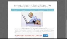 
							         Patient Portal - Coppell Associates Family Medicine								  
							    