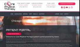 
							         Patient Portal | Core Physical Therapy								  
							    
