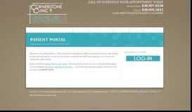 
							         Patient Portal - Cornerstone Clinic								  
							    