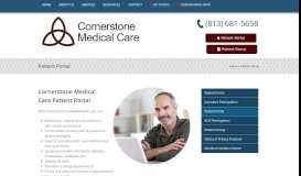 
							         Patient Portal - Cornerstone Medical Care | primary care physician ...								  
							    