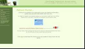 
							         Patient Portal - Cortland Internists Welcome								  
							    