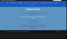 
							         Patient Portal - Cowley Health Center								  
							    
