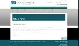 
							         Patient Portal - Cullman Primary Care								  
							    
