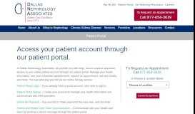
							         Patient Portal - Dallas Nephrology Associates								  
							    