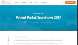 
							         Patient Portal: Data Visualization 2017 - Center for Care Innovations								  
							    