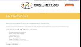 
							         Patient Portal - Decatur Pediatric Group - Pediatrics for Family Health								  
							    