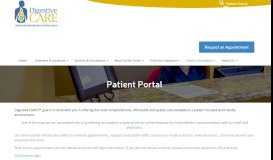
							         Patient Portal -Digestive Care								  
							    