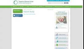 
							         Patient Portal - Digestive Disease Center								  
							    