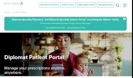 
							         Patient Portal - Diplomat Pharmacy								  
							    