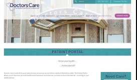 
							         Patient Portal - Doctors Care - Littleton								  
							    