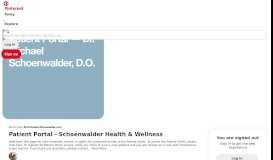 
							         Patient Portal — Dr. Michael Schoenwalder, D.O. | Dr Michael ...								  
							    