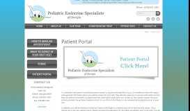 
							         Patient Portal - Duluth, Johns Creek, Suwanee | Pediatric Endocrine ...								  
							    