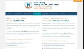 
							         Patient Portal - East Liberty Family Health Care Center								  
							    