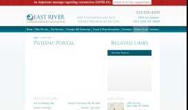 
							         Patient Portal - East River Gastroenterology and Nutrition								  
							    