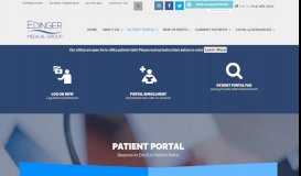 
							         Patient Portal - Edinger Medical Group								  
							    