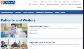 
							         Patient Portal / Education - Deborah Heart and Lung Center								  
							    