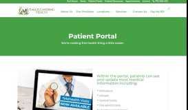 
							         Patient Portal - elfp - Eagles Landing Family Practice								  
							    