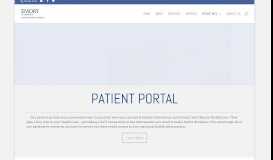 
							         patient portal - Emory Southern Orthopedics								  
							    