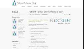 
							         Patient Portal Enrollment is Easy – Salem Pediatric Clinic								  
							    