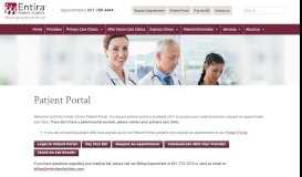 
							         Patient Portal – Entira Family Clinics								  
							    