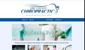
							         Patient Portal - Erie County Chiropractic								  
							    