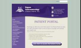 
							         Patient Portal | Eugene Gastroenterology Consultants								  
							    