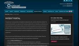 
							         Patient Portal - Eyecare Professionals and Grand Island Optical								  
							    