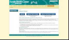 
							         Patient Portal - Family Health Center of Worcester								  
							    