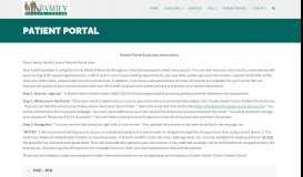 
							         Patient Portal – Family Health Center Ok								  
							    
