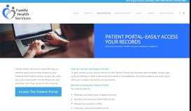 
							         Patient Portal | Family Health Services								  
							    