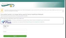 
							         Patient Portal - Family HealthCare Network - Medfusion								  
							    