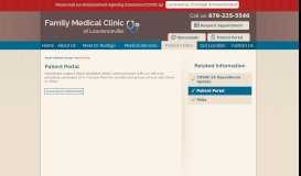
							         Patient Portal - Family Medical Clinic of Lawrenceville								  
							    