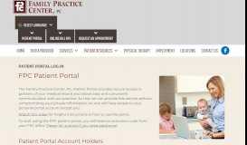 
							         Patient Portal | Family Practice Center PC | Central Pennsylvania								  
							    