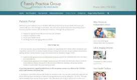 
							         Patient Portal - Family Practice Group, PC								  
							    