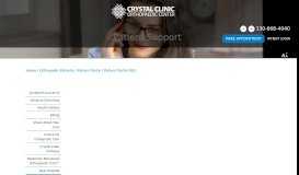 
							         Patient Portal FAQ - Crystal Clinic Orthopaedic Center								  
							    