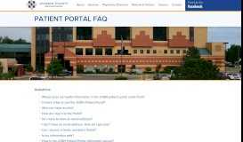 
							         Patient Portal FAQ - Jackson County Memorial Hospital								  
							    