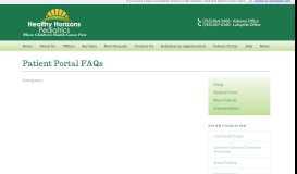 
							         Patient Portal FAQs - Dr. Abimbola Odukoya - Pediatrics for Family ...								  
							    