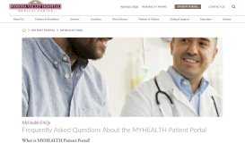 
							         Patient Portal FAQs | Pomona Valley Hospital Medical Center								  
							    