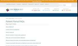 
							         Patient Portal FAQs - Summit Medical Group Oregon - BMC								  
							    