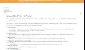 
							         Patient Portal FAQs - Village Health Partners								  
							    