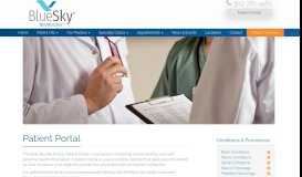 
							         Patient Portal for Blue Sky Neurology in Denver, CO								  
							    