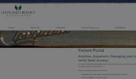 
							         Patient Portal for Cleveland Urology Associates | Urologist North East ...								  
							    